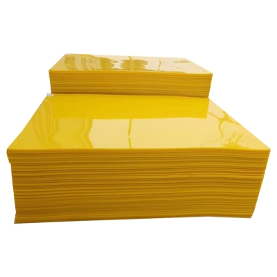 UHMW PE1000 sheet yellow color