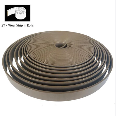 GST PTFE Filled 40% Bronze Wear Strip In Rolls brown color