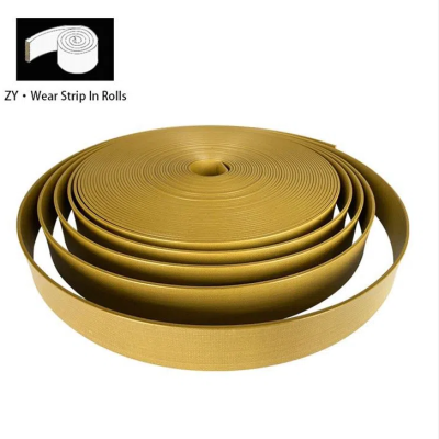 GST PTFE Filled 40% Bronze Wear Strip In Rolls Golden color